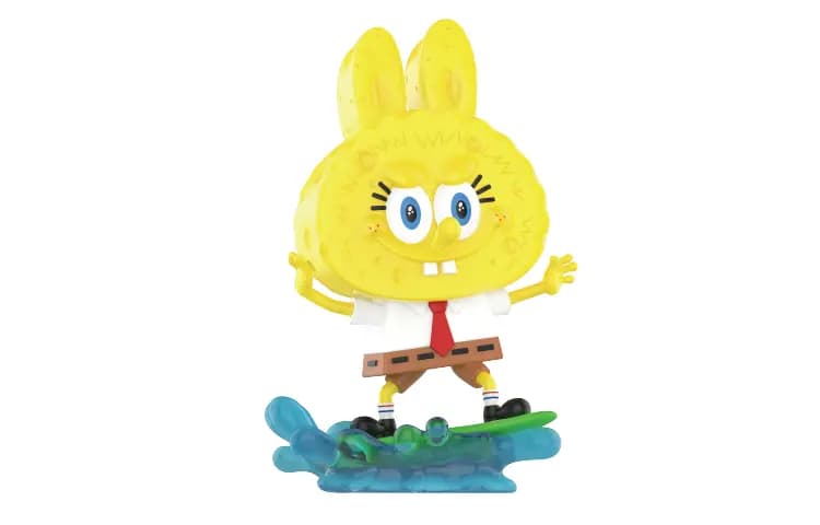 POP MART LABUBU SpongeBob Collection Blind Box Products Single Mystery Box/Full Box 12 Pcs