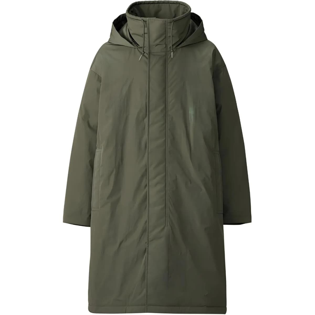 UNIQLO C Collection Palto Unisex 57 Tünd Zeytun