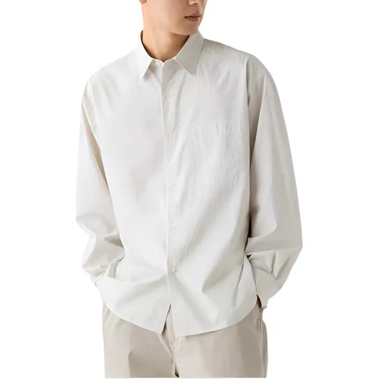 UNIQLO C Collection Shirts Unisex 01 Ivory 2