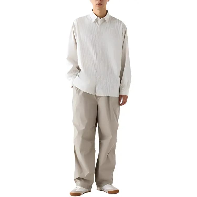 UNIQLO C Collection Shirts Unisex 01 Ivory 3