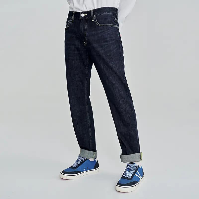 Lee FW24 726 Standard Jeans Kişi Tünd Göy 7