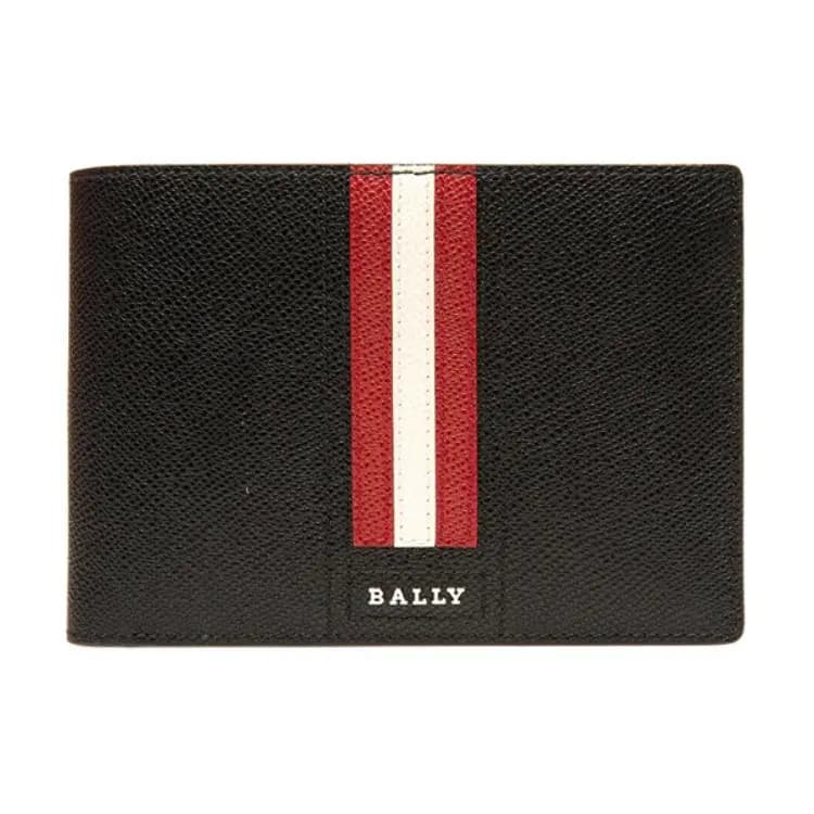 BALLY Thalek Dəri Pasport Qabı Kişi Qara