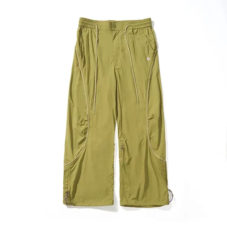 NOTHOMME Outdoor Lightweight C6 Water-Repellent Curved Split Drawstring Sport Loose Casual Pants Unisex 6