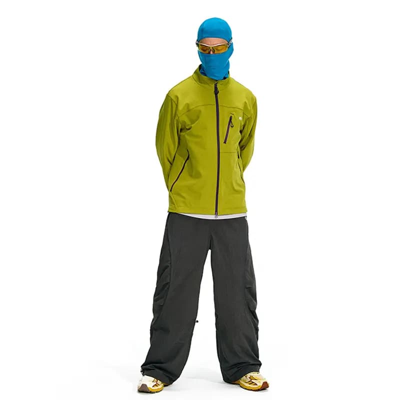 NOTHOMME Outdoor Lightweight C6 Water-Repellent Curved Split Drawstring Sport Loose Casual Pants Unisex 20