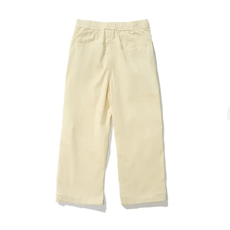 NOTHOMME Outdoor Curved Split Corduroy Pants Loose Solid Color Straight Casual Pants Unisex 20