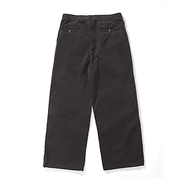 NOTHOMME Outdoor Curved Split Corduroy Pants Loose Solid Color Straight Casual Pants Unisex 11