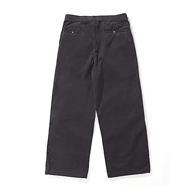 NOTHOMME Outdoor Curved Split Corduroy Pants Loose Solid Color Straight Casual Pants Unisex 6