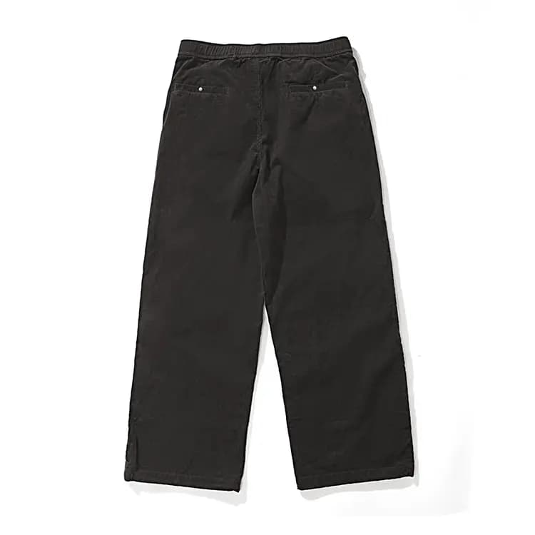 NOTHOMME Outdoor Curved Split Corduroy Pants Loose Solid Color Straight Casual Pants Unisex 13