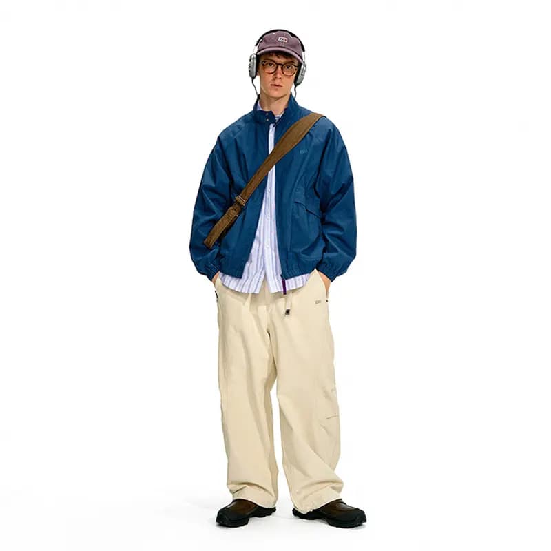 NOTHOMME Outdoor Curved Split Corduroy Pants Loose Solid Color Straight Casual Pants Unisex 23