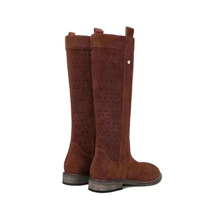 JESSICA SOPHIA Knee-high Boots 3cm Women's 4