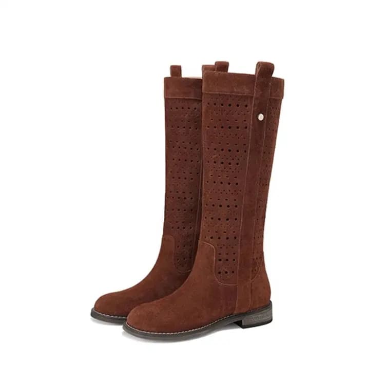 JESSICA SOPHIA Knee-high Boots 3cm Women's 3