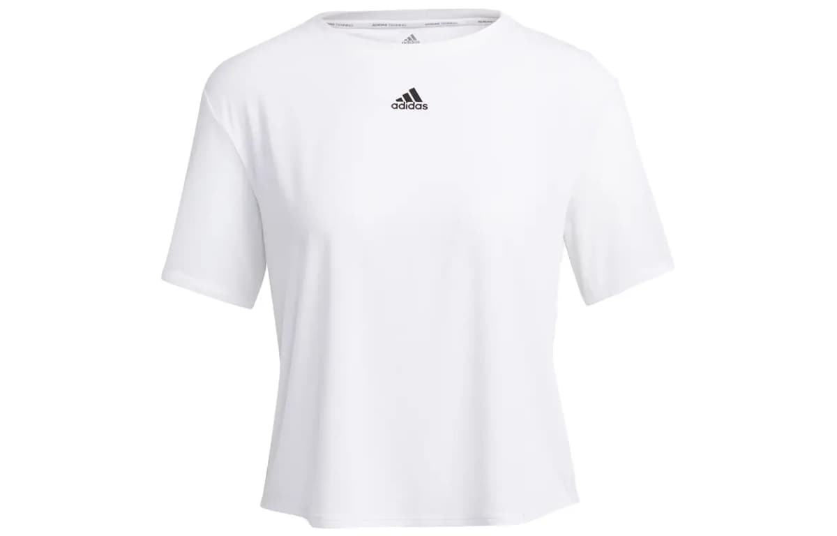 Adidas Qadın Crop Top Ağ