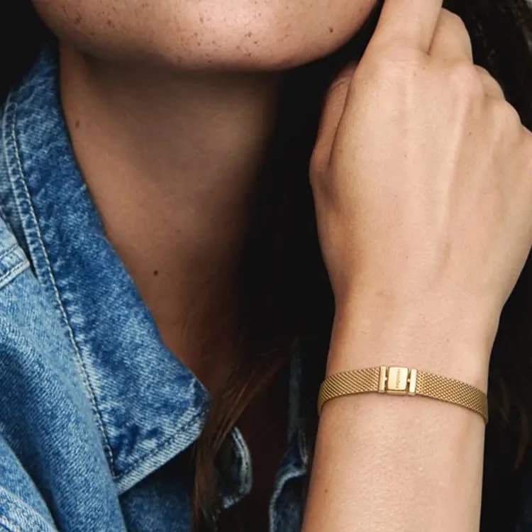 Pandora 925 Gümüş Bangle Qızılı 4