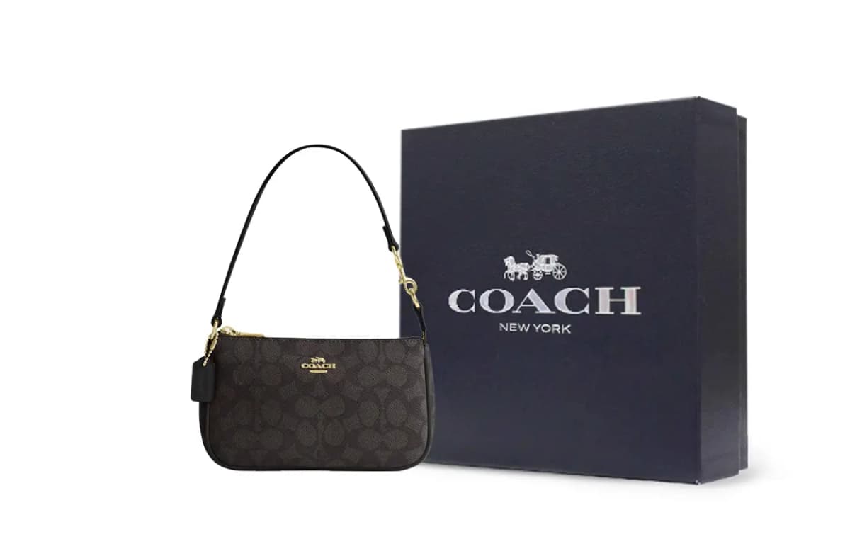 COACH Nolita Çanta Qadın Qızılı/Qəhvəyi/Qara 4