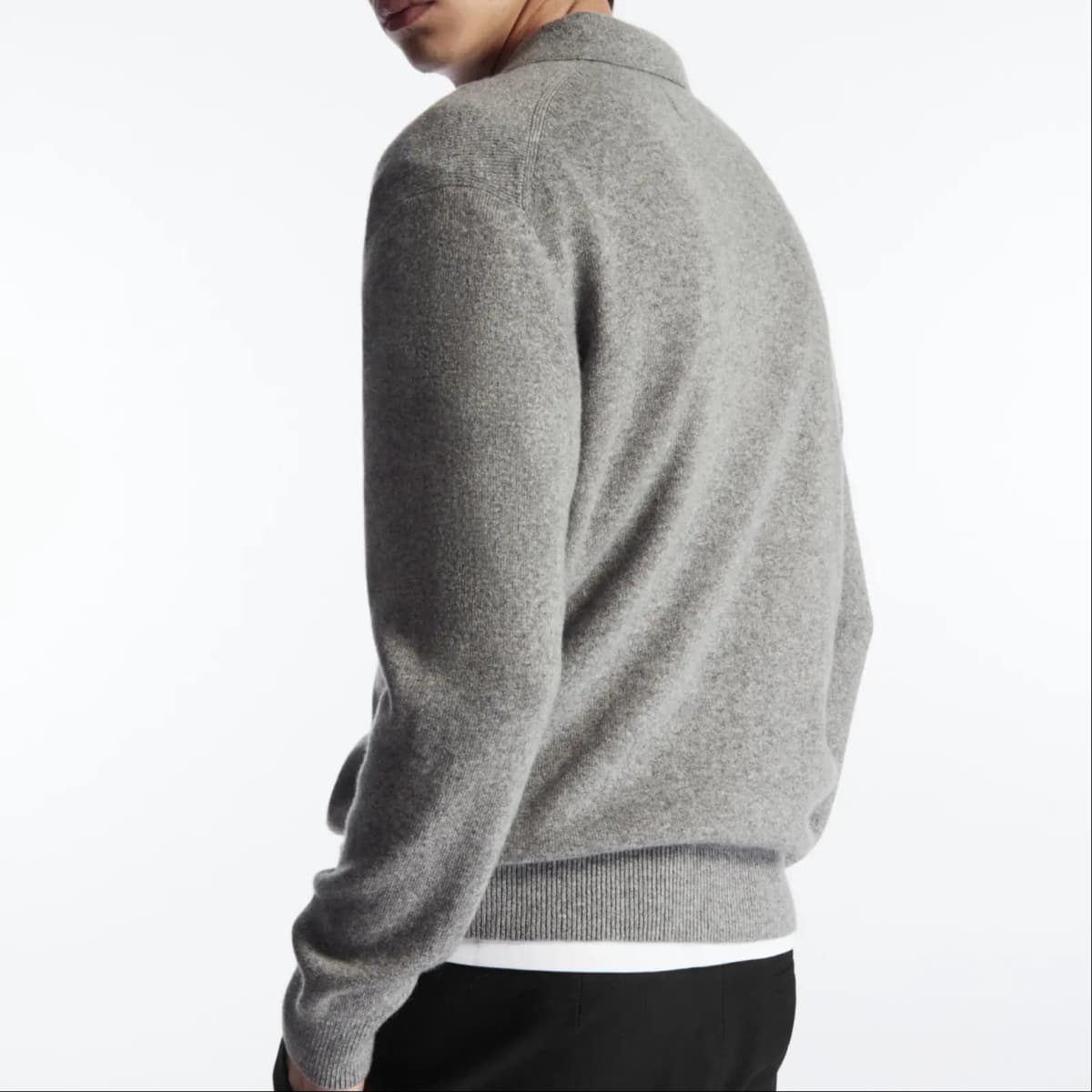 COS Cashmere Sweater Men's Gray 3