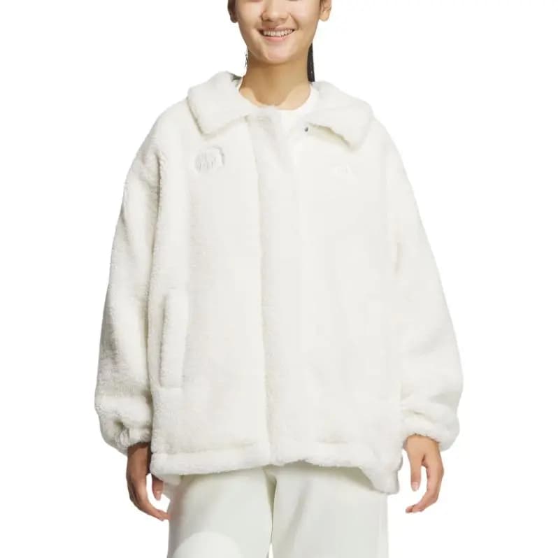 adidas Lounge FW24 Qadın Pencəyi Yaşıl/Ağ 2