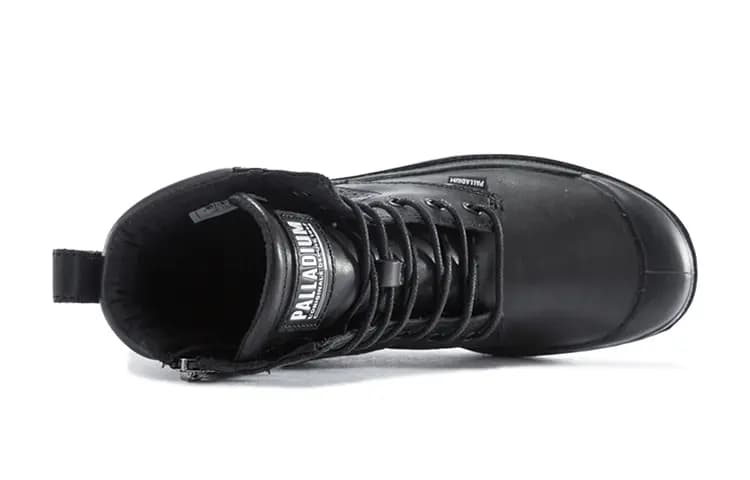 Palladium Pampa London Lth Versatile Comfortable High-Top Martin Boots Women's Black 4