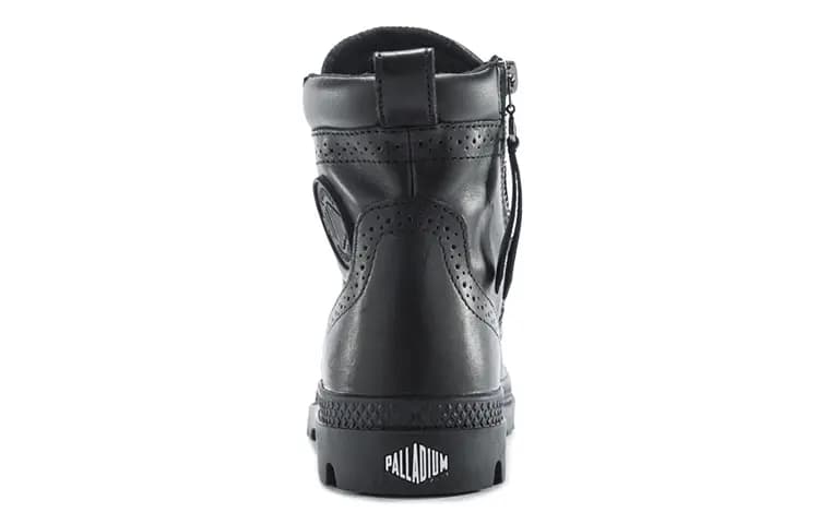 Palladium Pampa London Lth Versatile Comfortable High-Top Martin Boots Women's Black 3