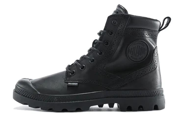 Palladium Pampa London Lth Qadın Martin Botu Qara