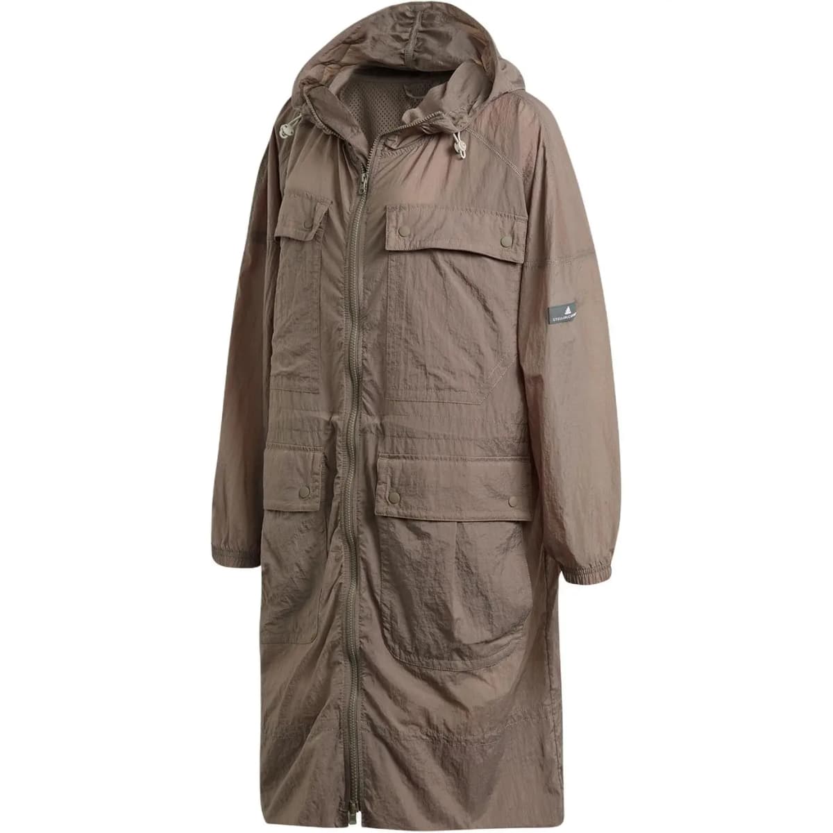 Adidas Trench Coat Qadın Qəhvəyi