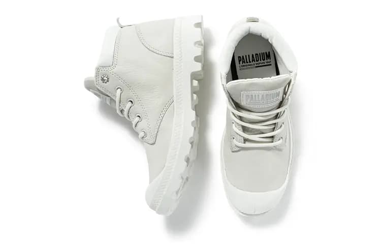 Palladium Pampa Qadın Martin Çəkmələri Ağ 4