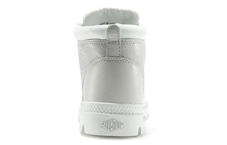 Palladium Pampa Qadın Martin Çəkmələri Ağ 3