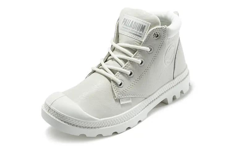 Palladium Pampa Qadın Martin Çəkmələri Ağ 2