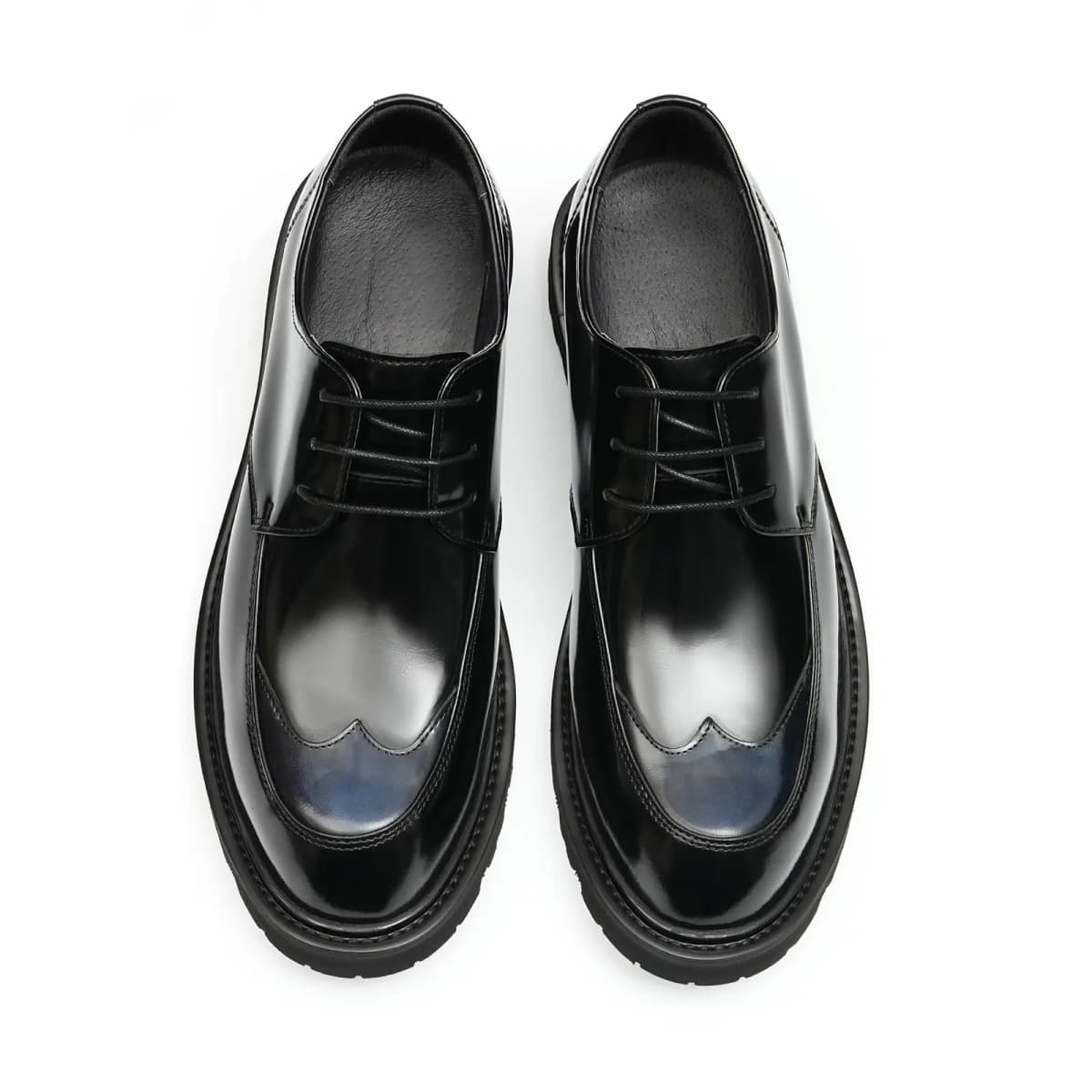 ASTON M.JAZZ Patent Leather Business Round Toe British Versatile Trendy Wedding Shoes Dress Shoes Men's 11