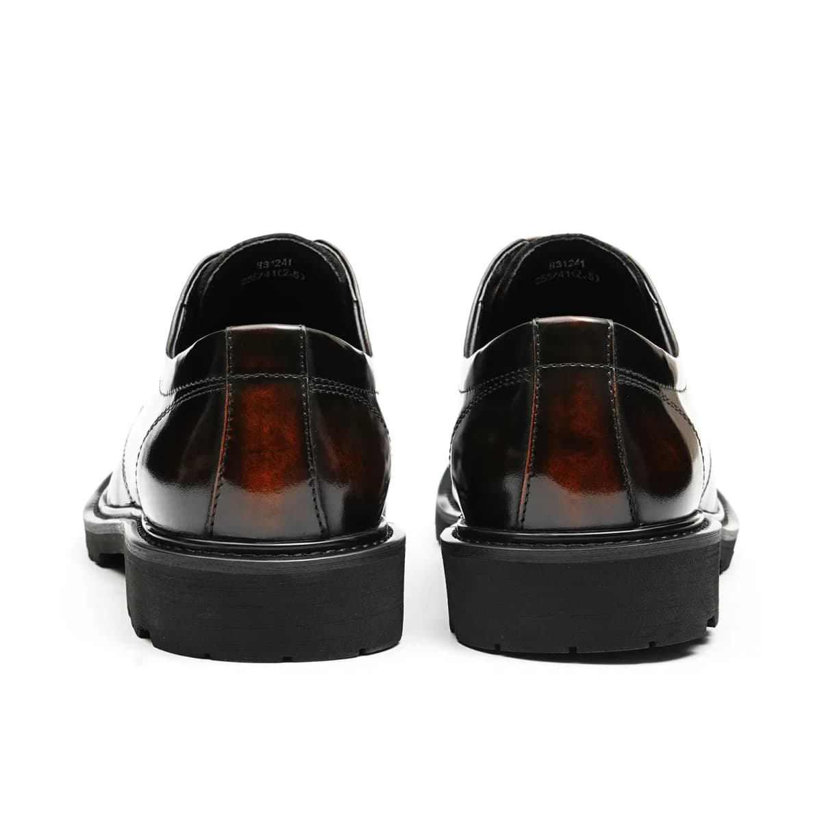 ASTON M.JAZZ Patent Leather Business Round Toe British Versatile Trendy Wedding Shoes Dress Shoes Men's 5