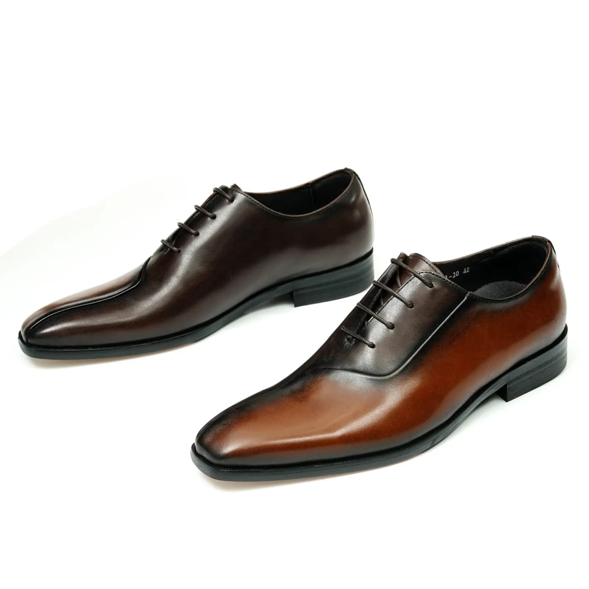 ASTON M.JAZZ Calfskin Leather Business British Two-Tone Oxford Shoes Wedding High-End Dress Shoes Men's 5