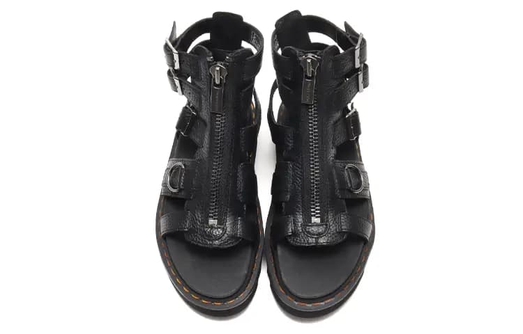 Dr.Martens Olson Platform Sandles Black Women's 4