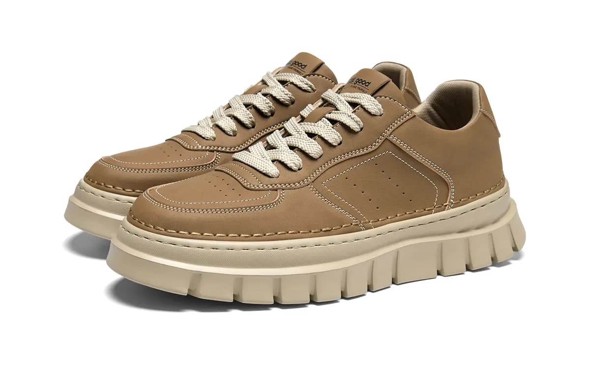 HLA Vintage Outdoor Casual Versatile Work Boots Low-Top Wear-Resistant Men's 7