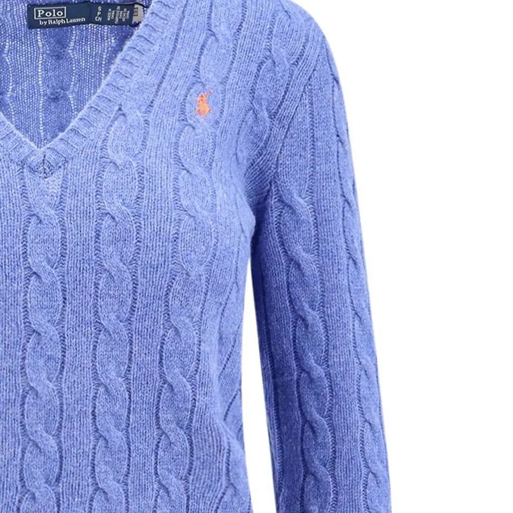 Ralph Lauren Cable-Knit V-Neck Jemper 7