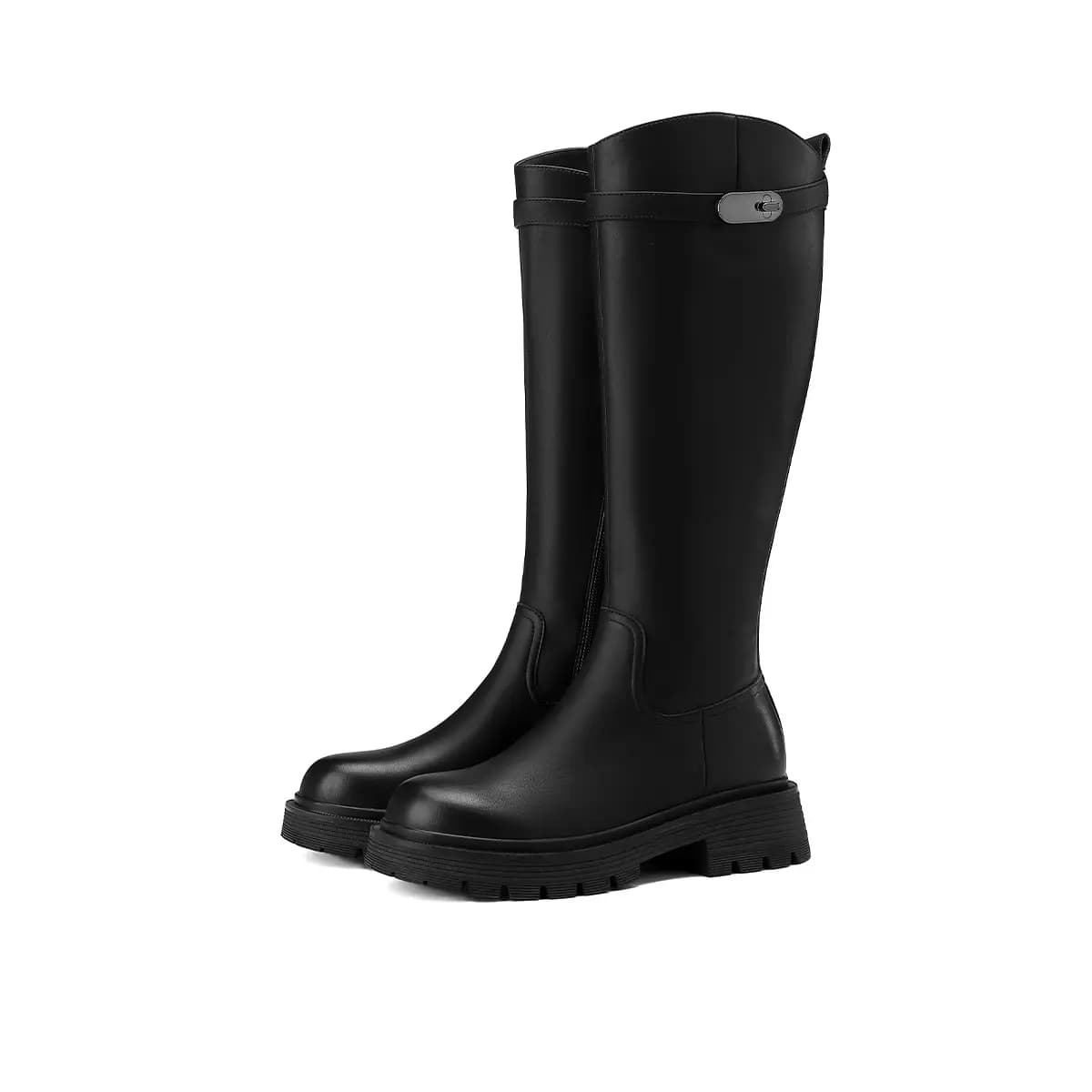 GEMEIQ Retro Trendy High Boots 5cm Women's 2