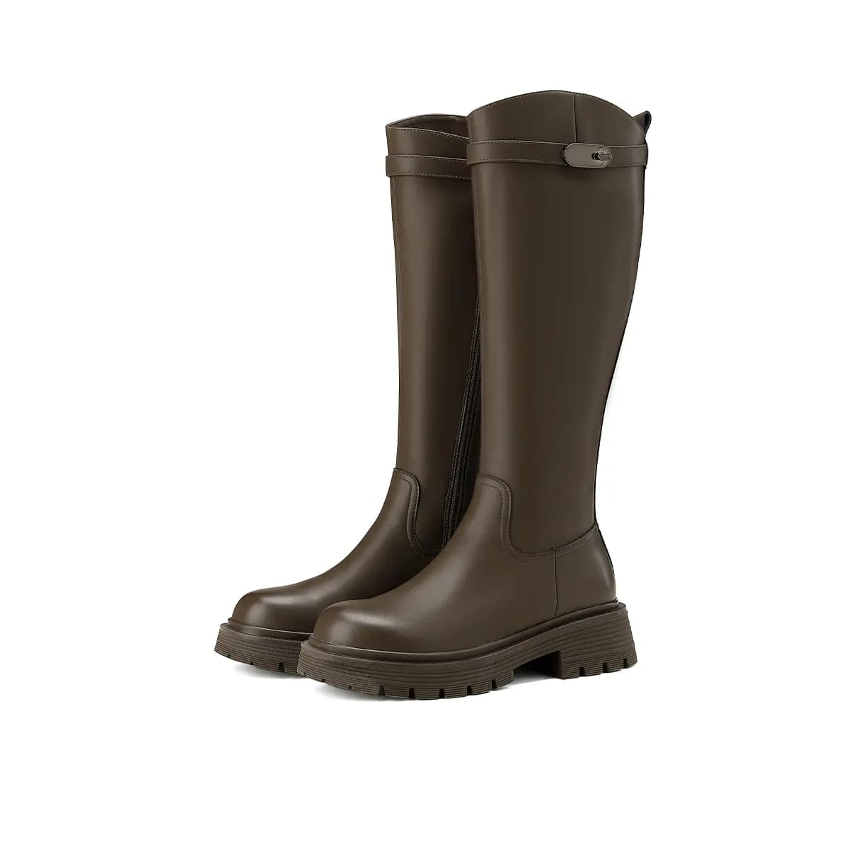 GEMEIQ Retro Trendy High Boots 5cm Women's 7