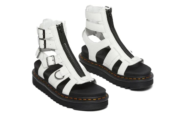 Dr.Martens Olson Sandals White Women's 4