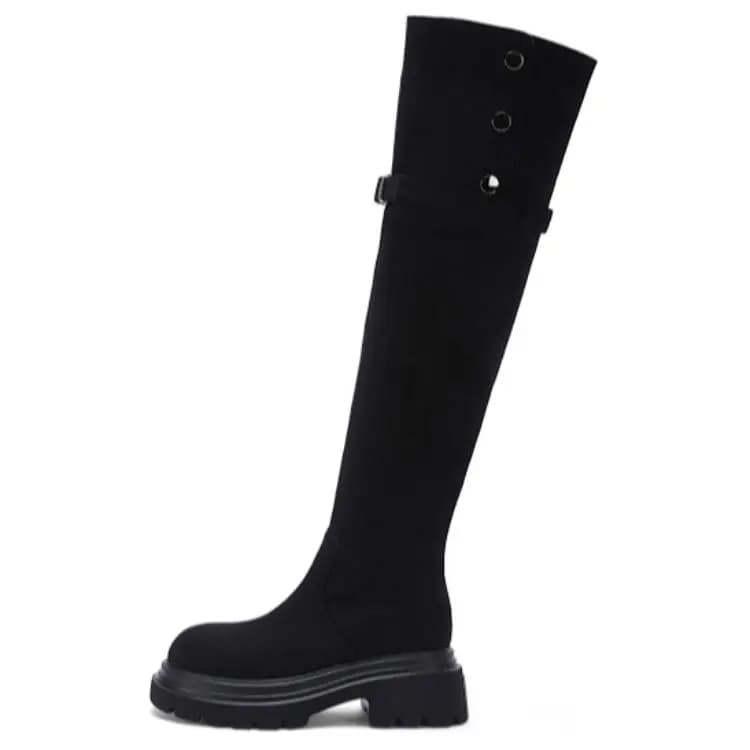 DAPHNE Comfortable Over-the-Knee Boots 6cm Women's 4