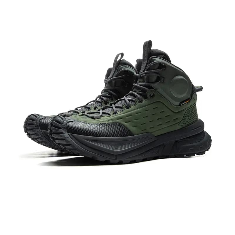LiNing CF Su Xingchuan Unisex Trekking Ayaqqabısı Qara/Yaşıl 3