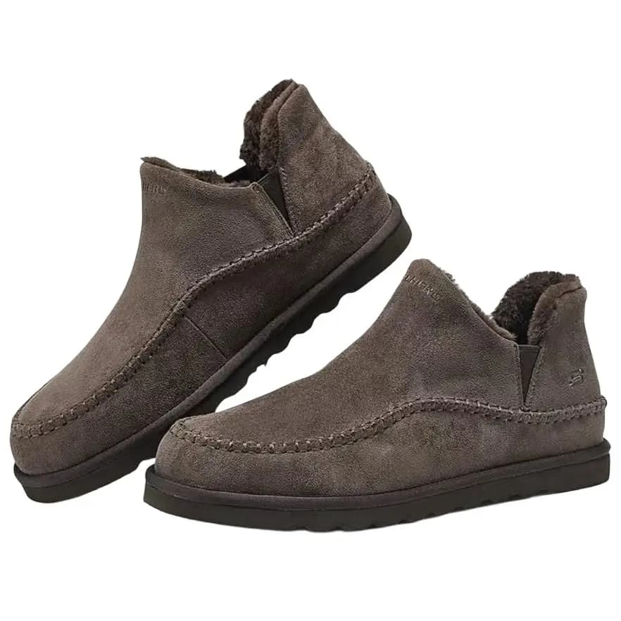 Skechers SKECHERS MENS USA Ankle-Length Snow Boots Kişi Umber 3