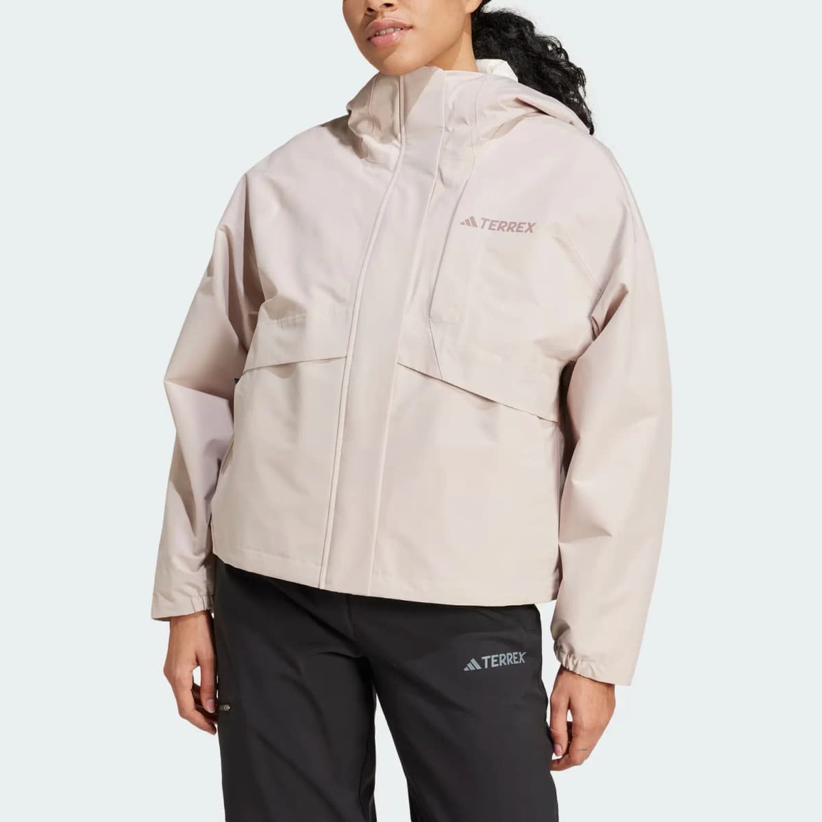 adidas XPLORIC 3-in-1 Qadın Pencəyi Açıq Boz 5