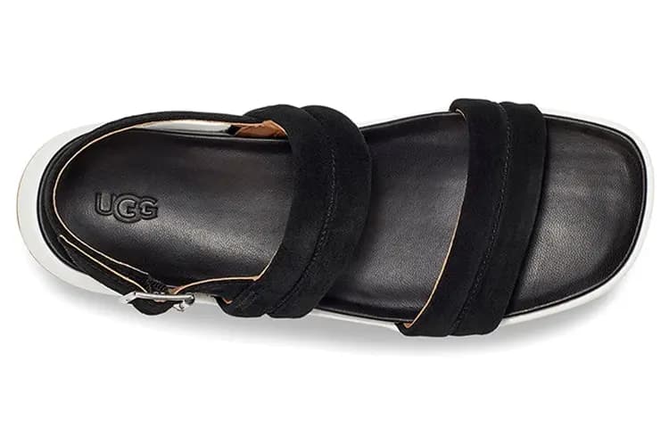 UGG Lynnden Qadın İdman Səndəli Qara 4