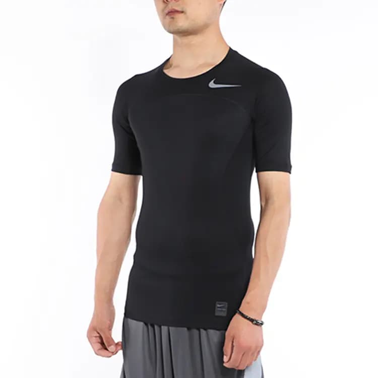 Nike Pro İdman Köynəyi Kişi Qara 3