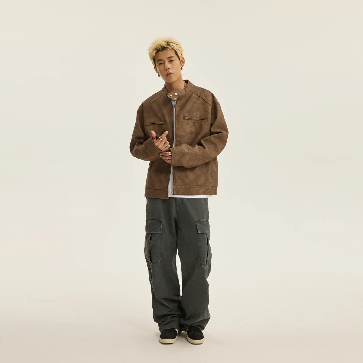 NANDCHN Leather Jackets Unisex 11
