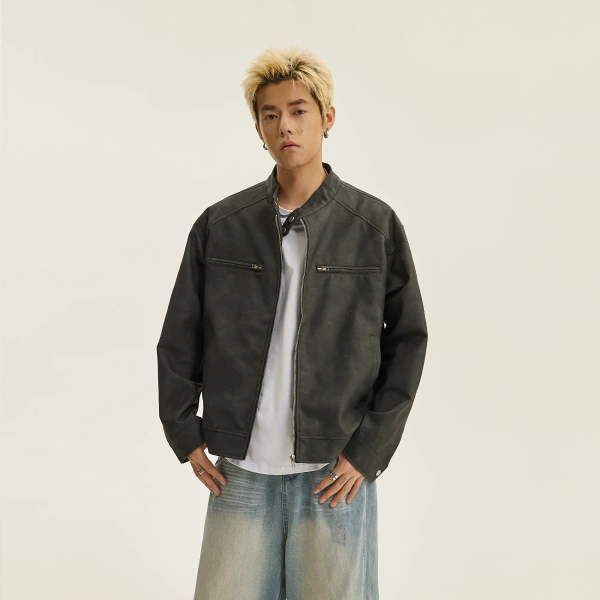 NANDCHN Leather Jackets Unisex 9