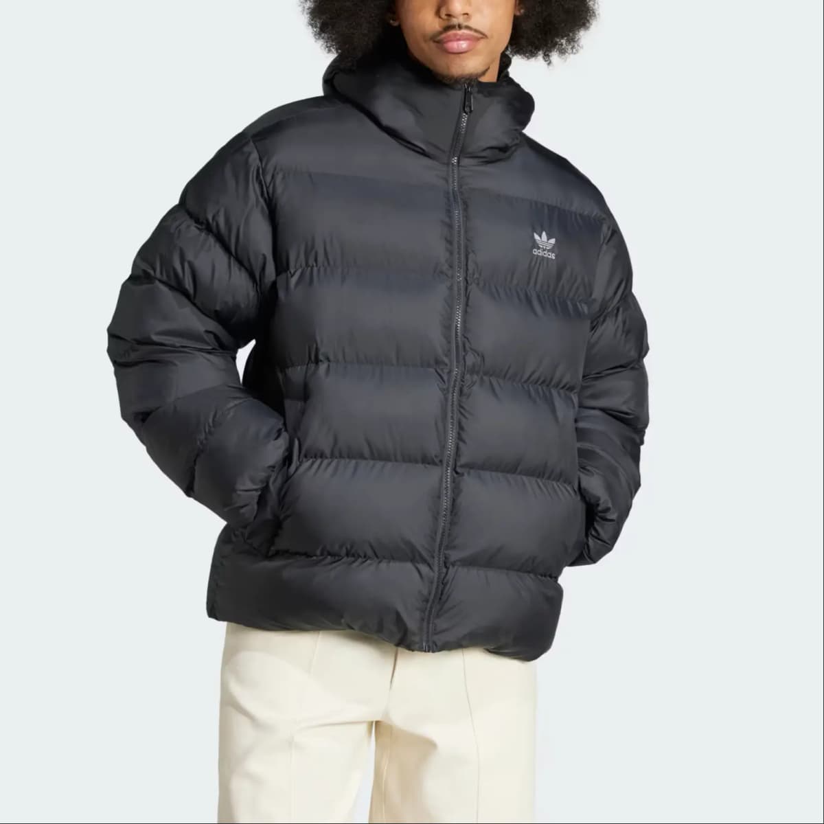 Adidas Originals Kişi Puffer Pencək Qara 2