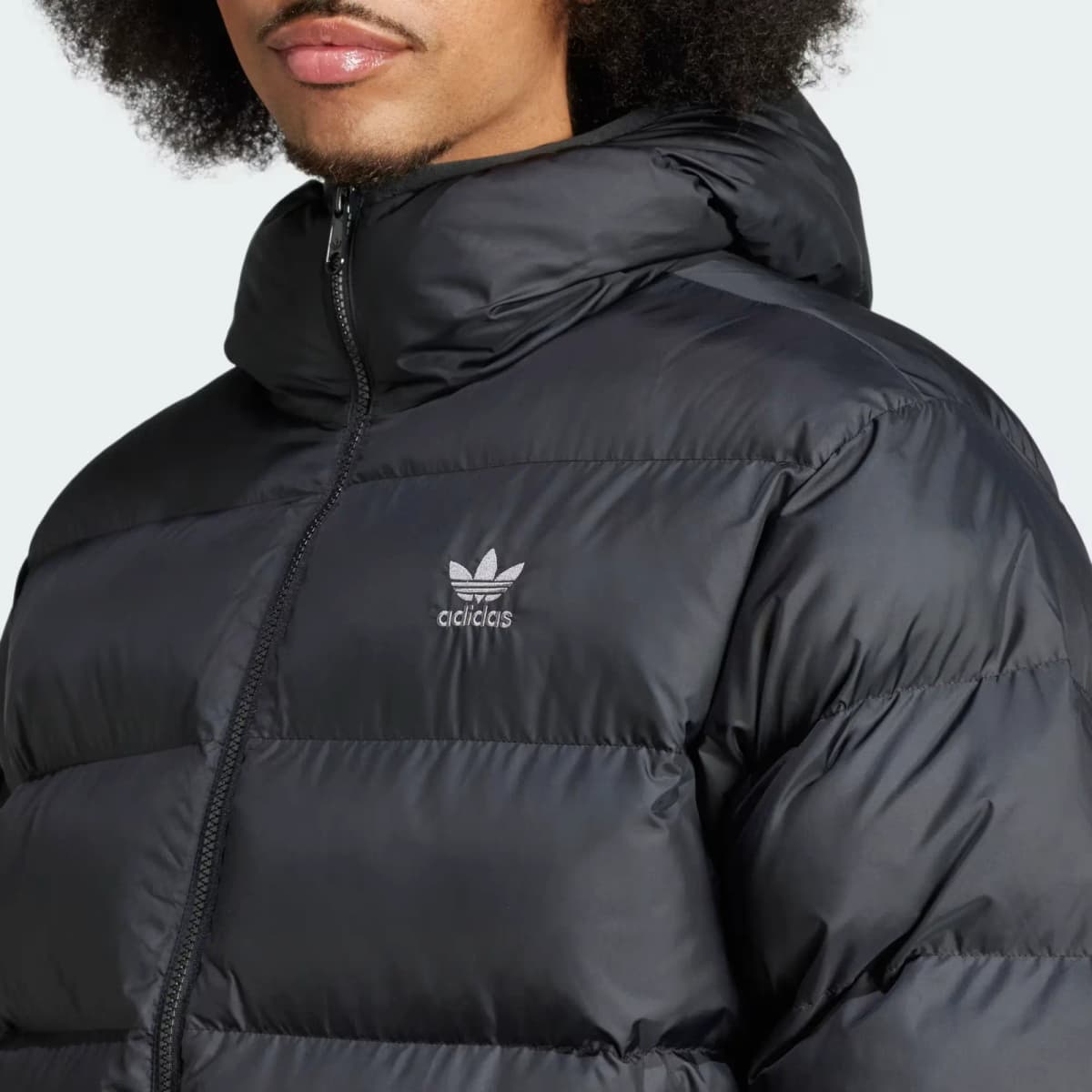 Adidas Originals Kişi Puffer Pencək Qara 5