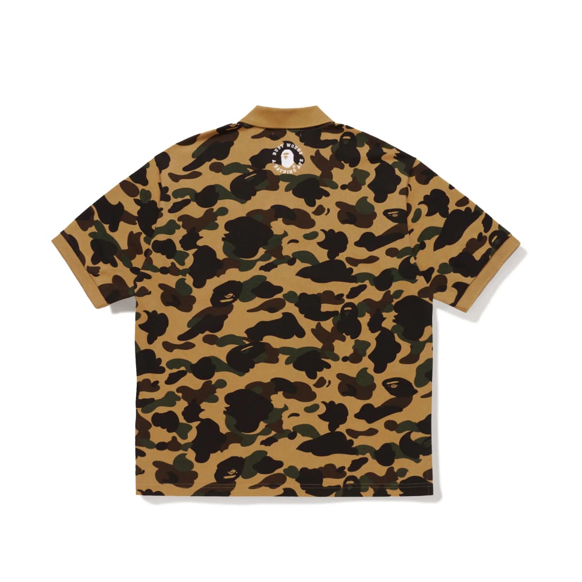 A BATHING APE Ma Siwei Collaboration Polo Shirts Unisex Brown 2