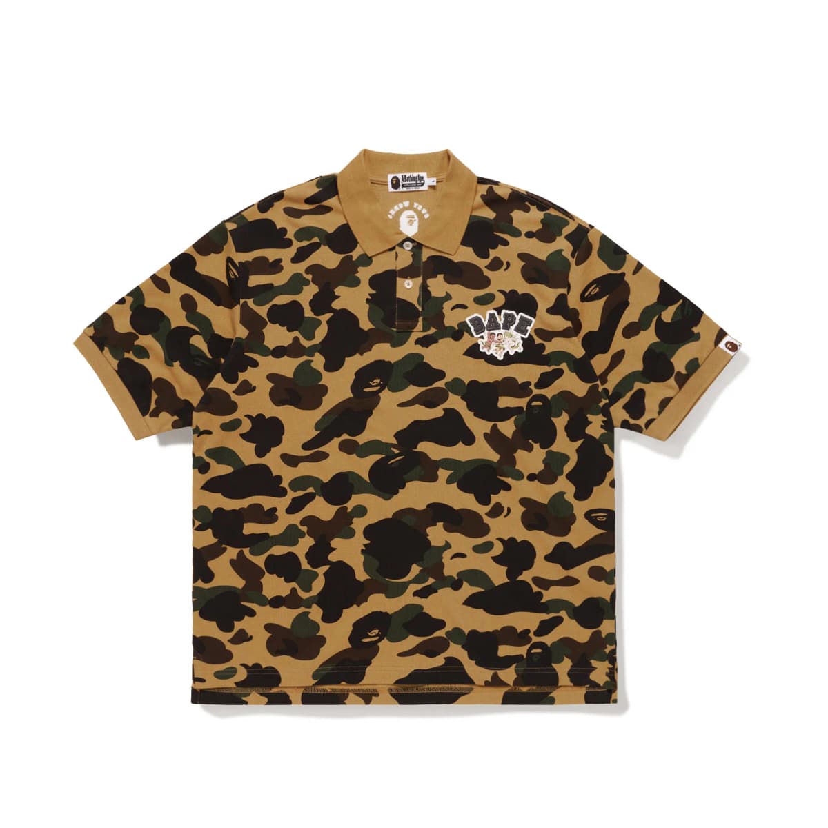 A BATHING APE Ma Siwei Collaboration Polo Shirts Unisex Brown