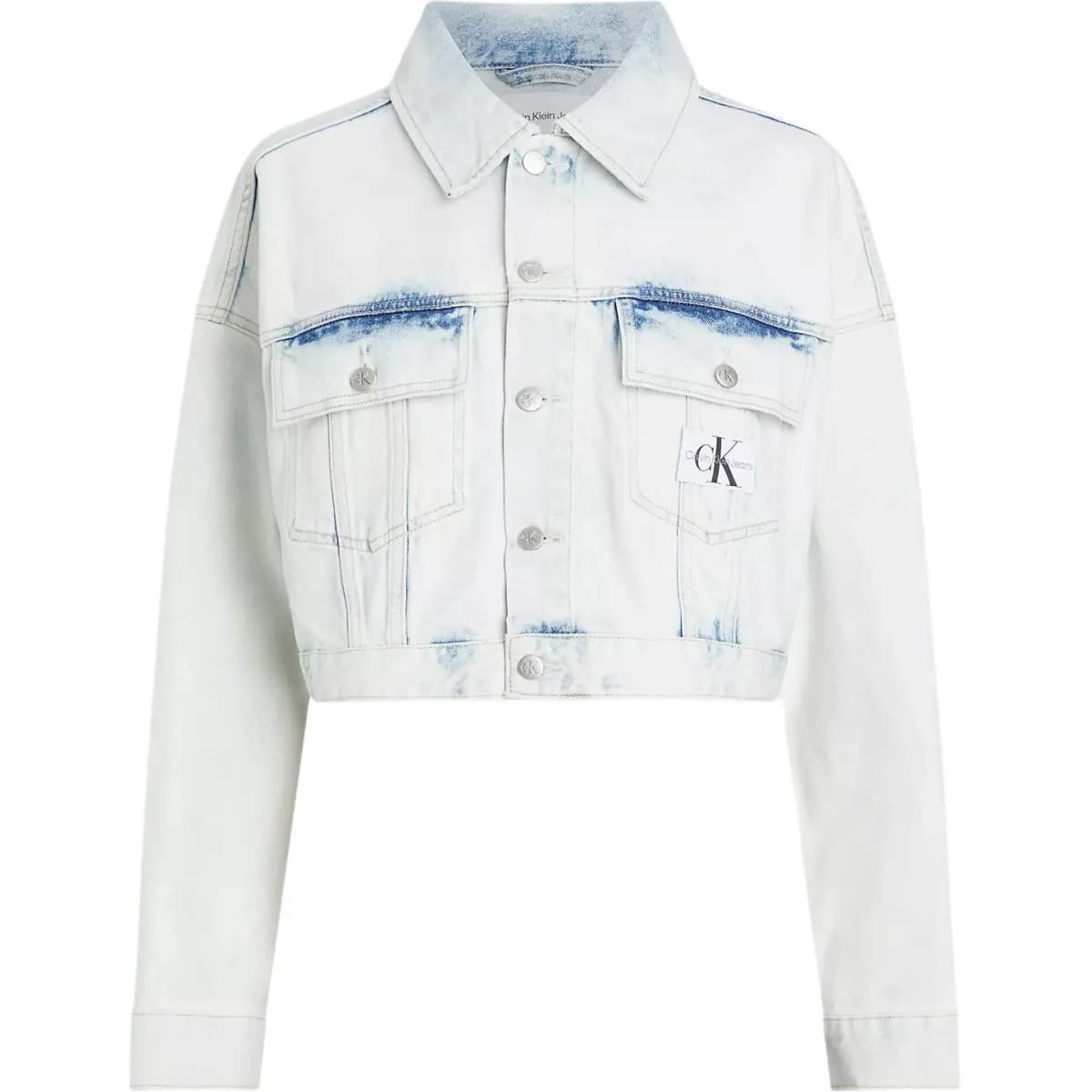 Calvin Klein Qadın Cin Pencəyi Açıq Mavi