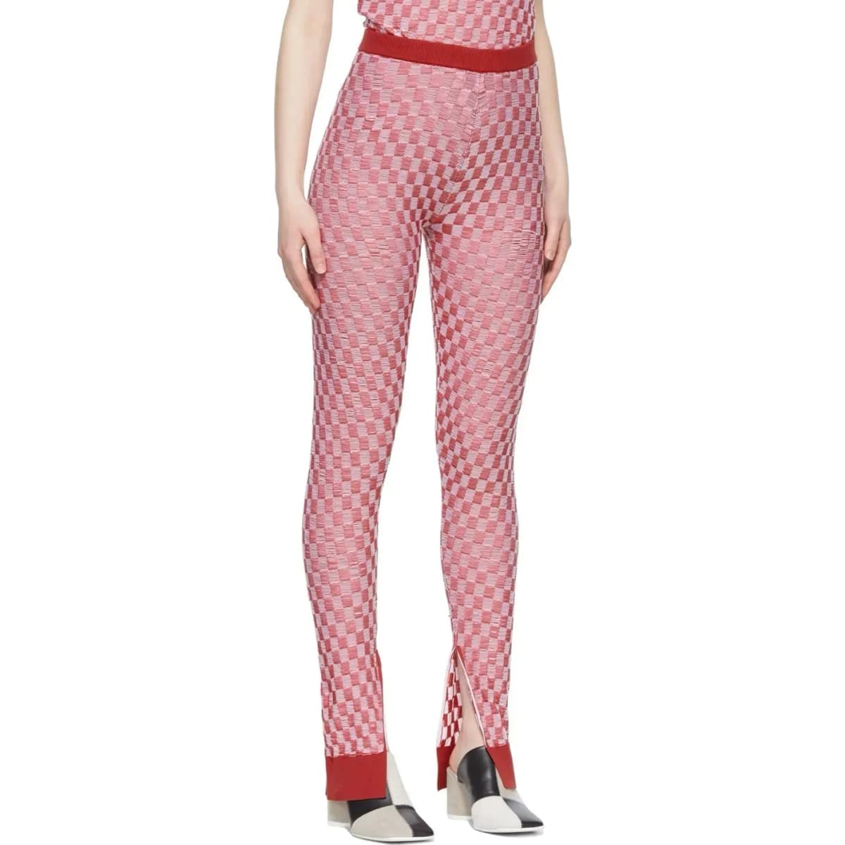 MM6 Maison Margiela Casual Pants Women's Red 2